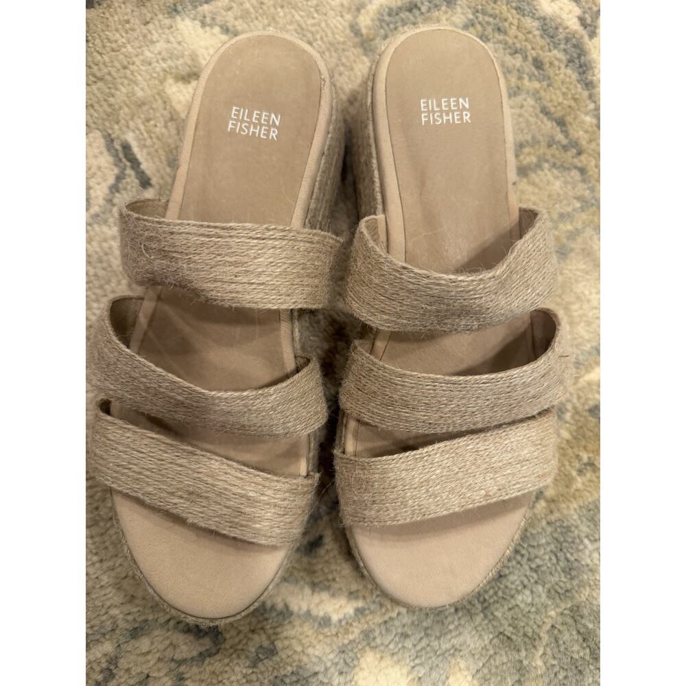 Eileen Fisher Mayla Jute Espadrille Sandal Women's Sz 10 NEW $185 - Picture 10 of 11